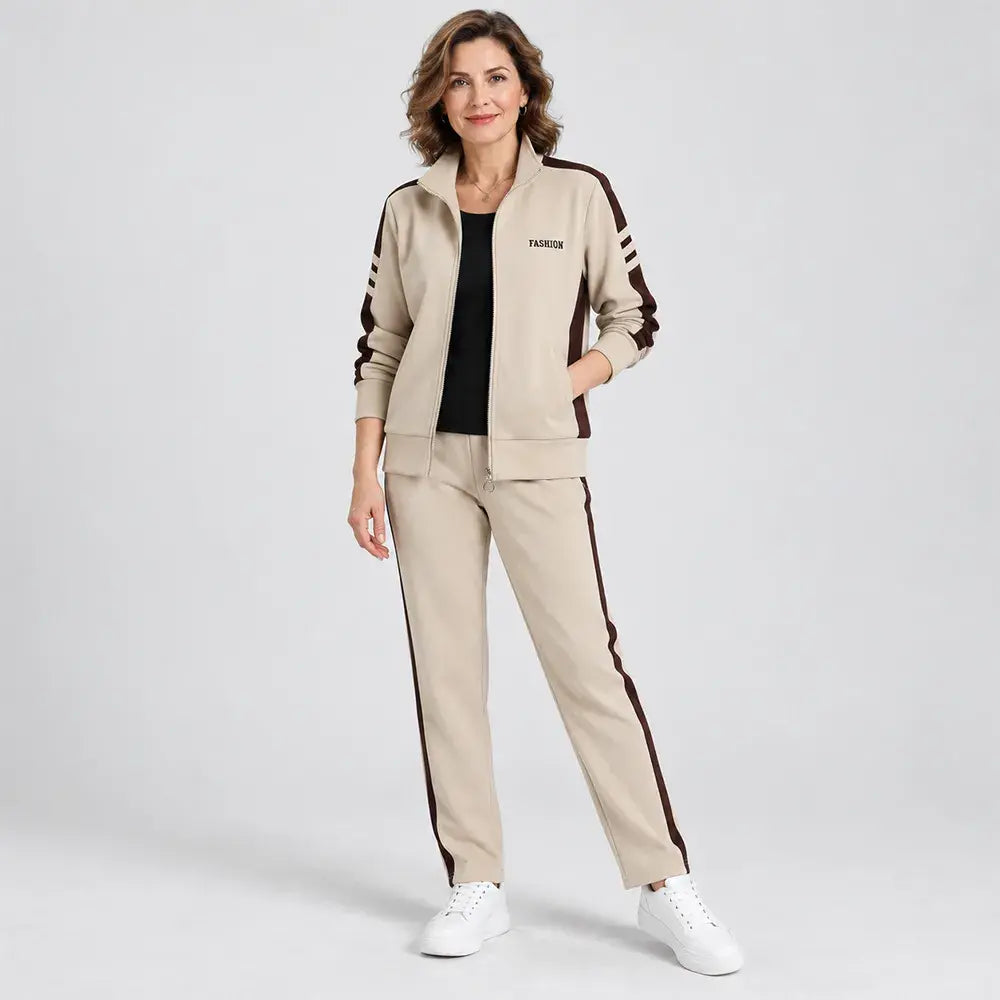 🔥【Sleva 50 %】🔥【M–5XL】【Bunda + kalhoty】😍 Nová podzimní souprava volnočasového sportovního oblečení – nadměrné velikosti